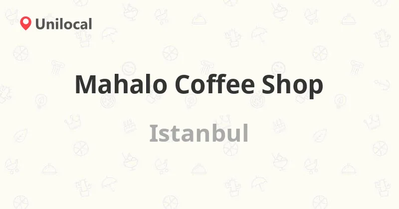 Mahalo, Beyoğlu, İstanbul