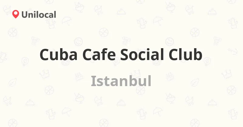 Cuba Coffee, Kadıköy, İstanbul — Kafe ve Pastane