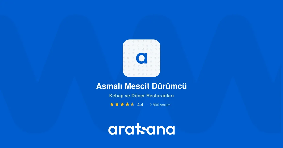 Asmalı Dürümcü, Beyoğlu, İstanbul — Restoran