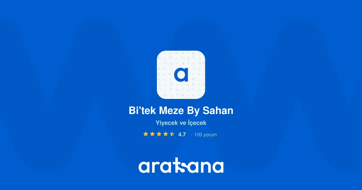 Bi'tek meze by Sahan, Ataşehir, İstanbul — Restoran