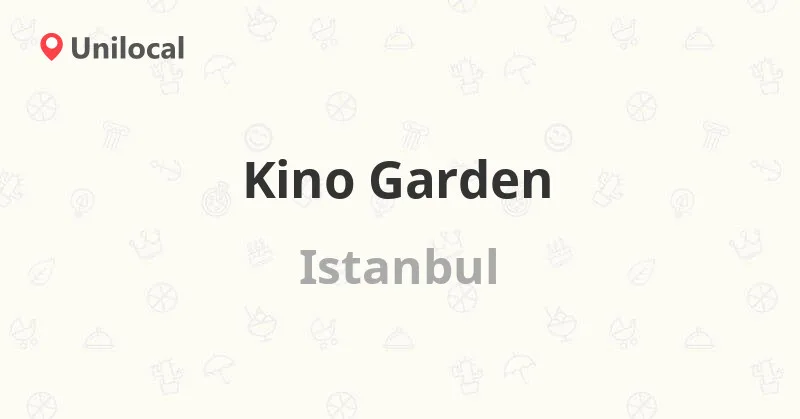 Kino Garden, Beyoğlu, İstanbul
