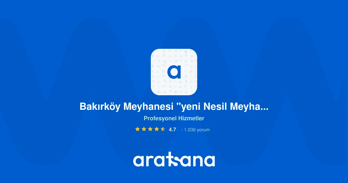 Bakırköy Meyhanesi, Bakırköy, İstanbul — Restoran
