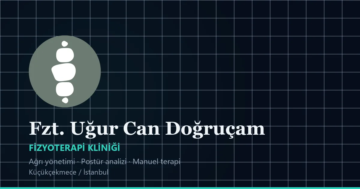 Fizyoterapist Uğur Can Doğruçam, Küçükçekmece