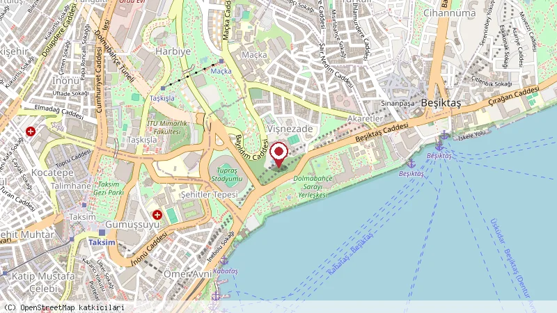 16Roof konumunu gösteren harita