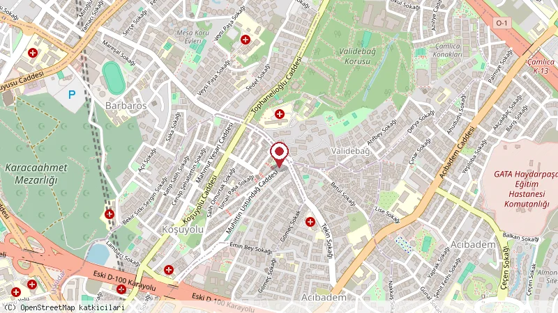 6:45 Public House konumunu gösteren harita