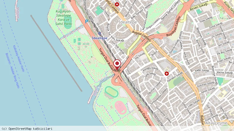 Adalar Bistro konumunu gösteren harita