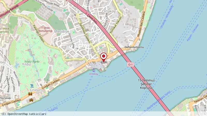 Ali Baba Cafe konumunu gösteren harita
