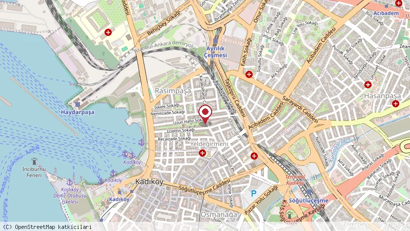 An-gu-ye Büfe konumunu gösteren harita