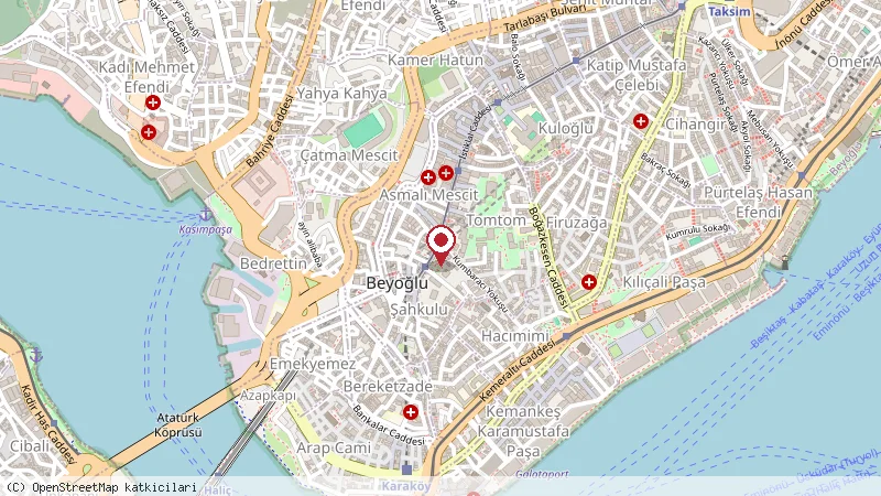 Armada Restaurant konumunu gösteren harita