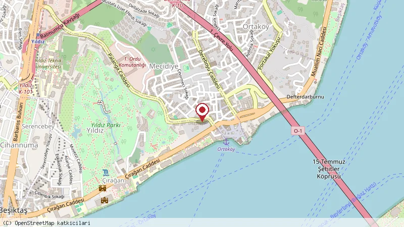 Aysem sultan konumunu gösteren harita