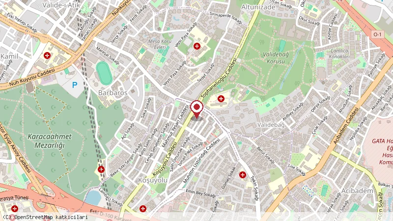 Bizim Döner konumunu gösteren harita