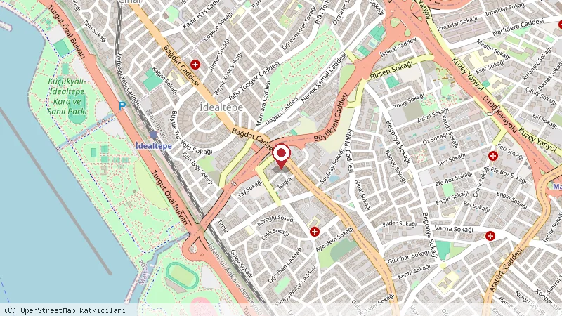 Cadde Dürüm konumunu gösteren harita