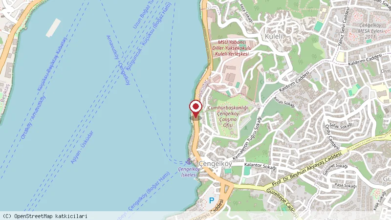 Del Mare konumunu gösteren harita