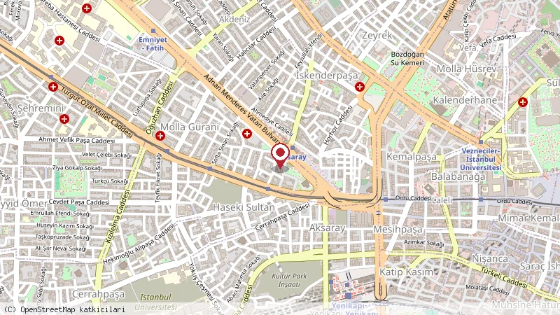 Emri Cafe konumunu gösteren harita