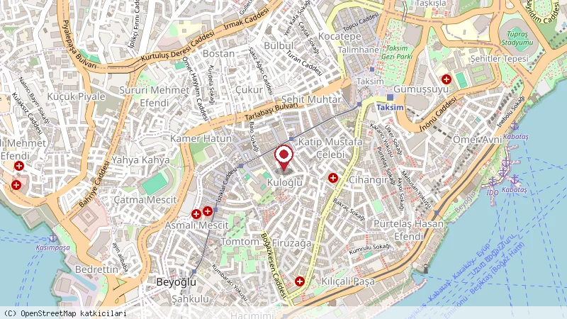 Ex bar konumunu gösteren harita