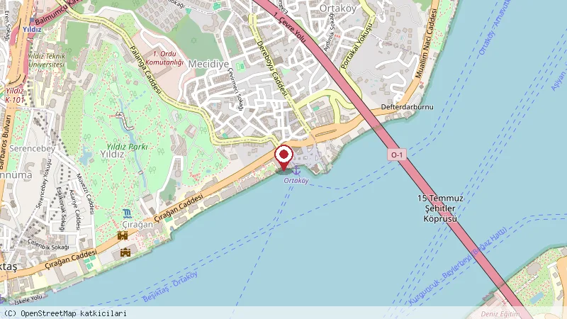 Feri Suites konumunu gösteren harita