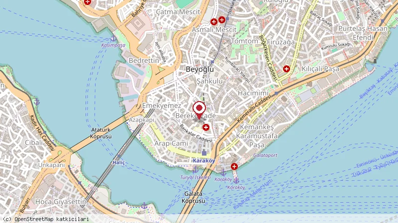 Galata House Hotel & Restaurant konumunu gösteren harita