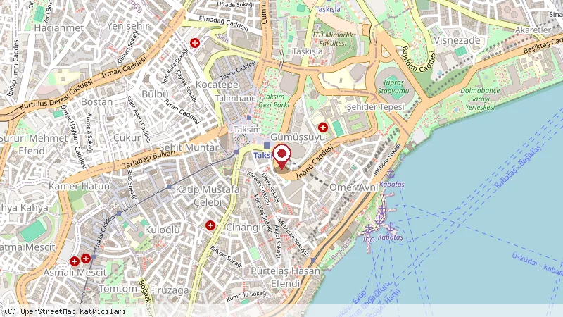 Gezi İstanbul Cafe-Pastanesi konumunu gösteren harita
