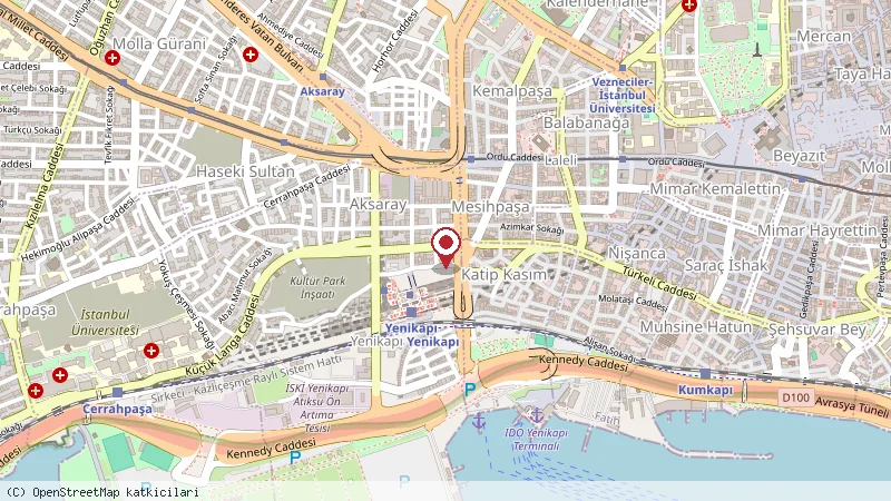 Grand ant konumunu gösteren harita