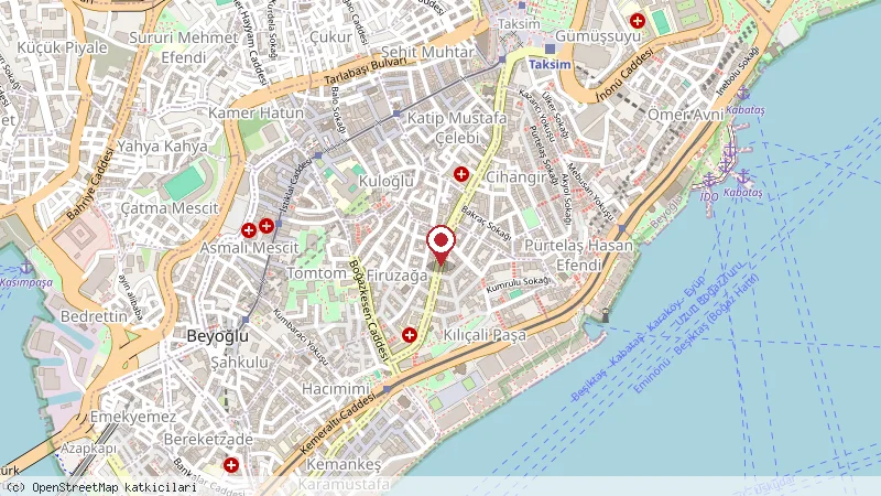 Ground Coffee co. konumunu gösteren harita