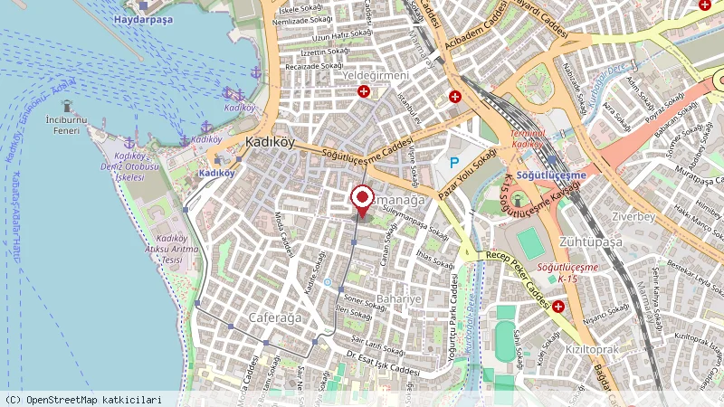 Helvaci Ali konumunu gösteren harita