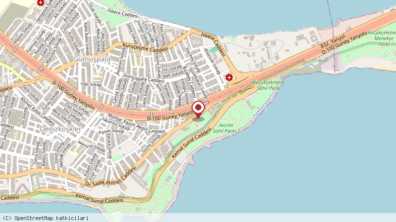 Hotel Emirhan Palace konumunu gösteren harita
