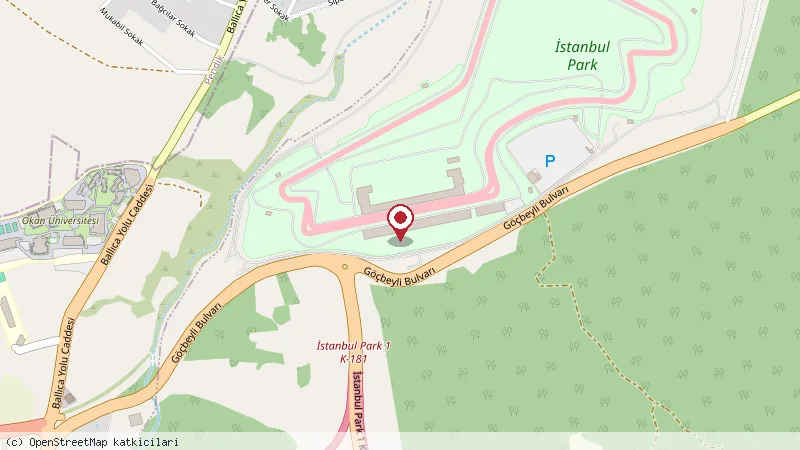 İstanbul Park konumunu gösteren harita