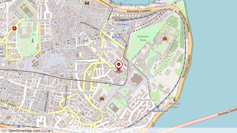 Istanbul Violet Apartment konumunu gösteren harita