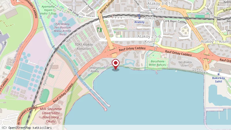 JW Marriott Hotel İstanbul Marmara Sea konumunu gösteren harita