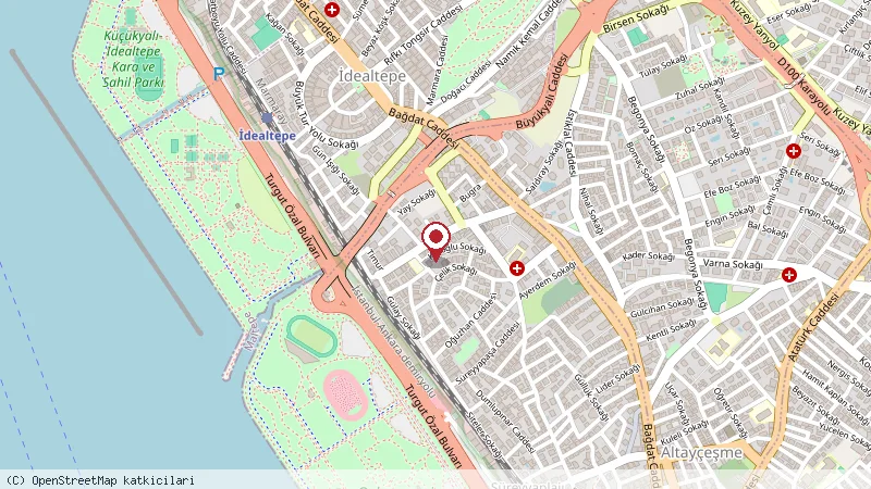 Kafe Tanyol konumunu gösteren harita