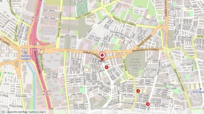 King City Hotel & Spa konumunu gösteren harita