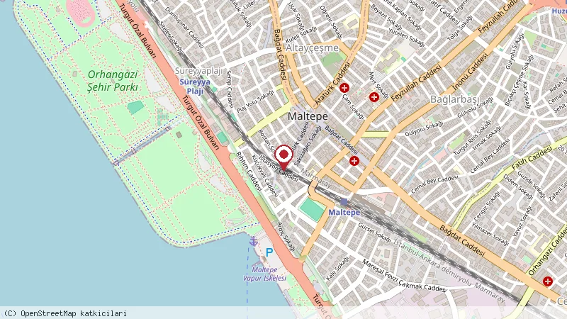 Közde Eminönü Kahvecisi konumunu gösteren harita