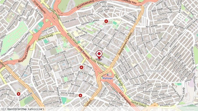 La Bella Pastanesi konumunu gösteren harita