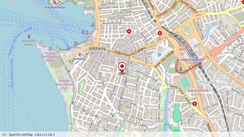 London Pub konumunu gösteren harita