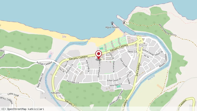 Manolyam Otel konumunu gösteren harita
