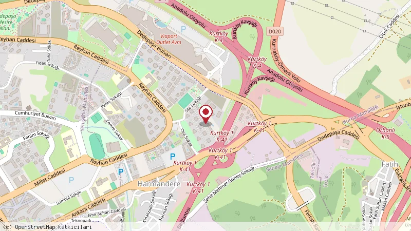 Miracle İstanbul Asia Airport Hotel & Spa konumunu gösteren harita