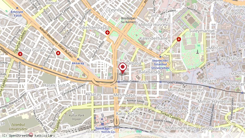 Misa Hotel konumunu gösteren harita