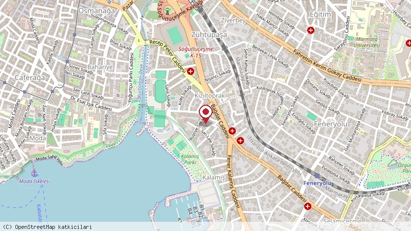 Nane Gastropub konumunu gösteren harita