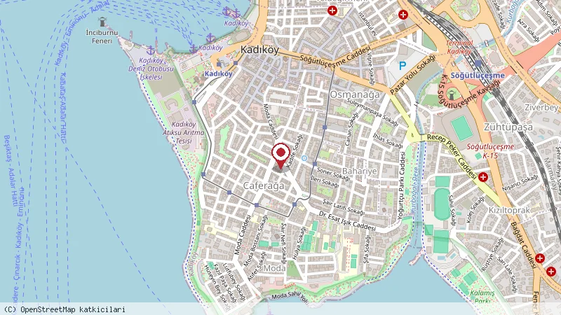 Oyun Atölyesi konumunu gösteren harita