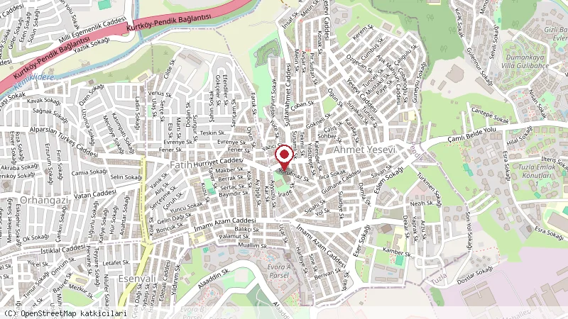 Paris konumunu gösteren harita