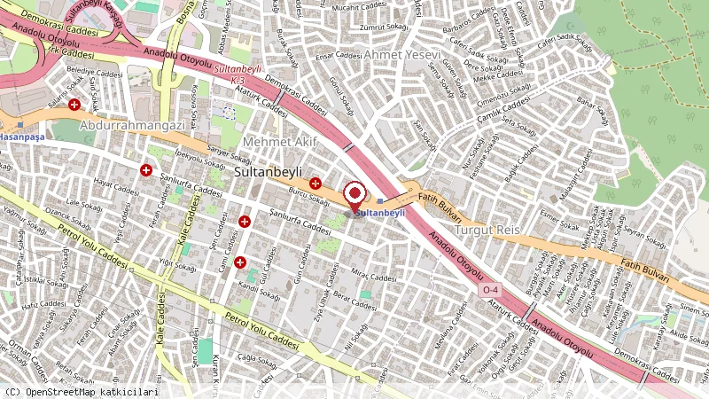 Paris Cafe konumunu gösteren harita
