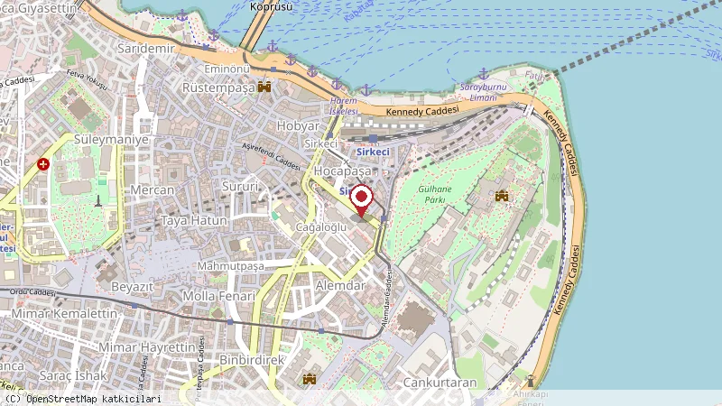 Paşazade Restaurant konumunu gösteren harita
