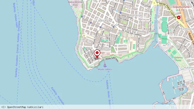 Pizza Locale konumunu gösteren harita