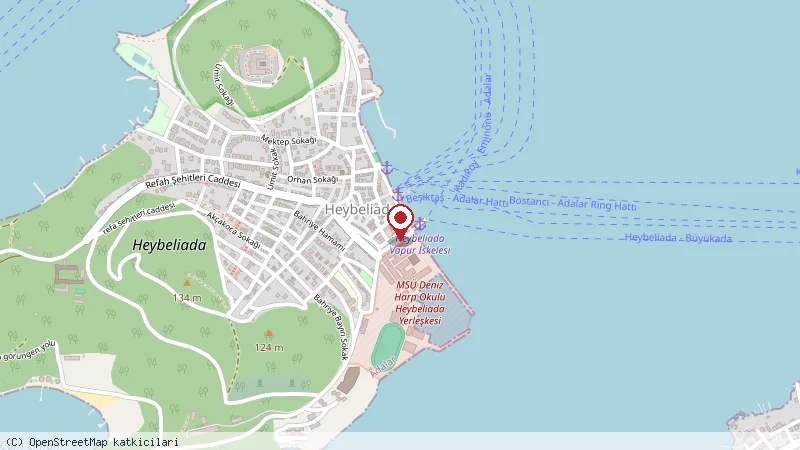 Rest Cafe konumunu gösteren harita