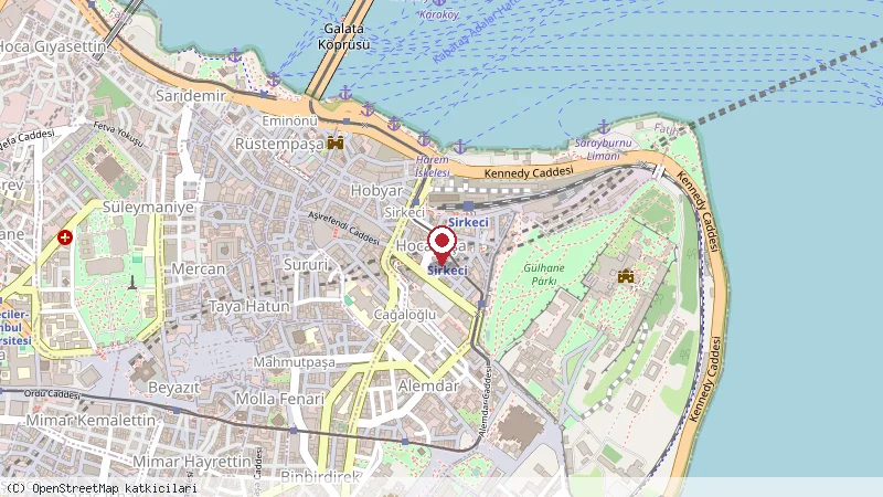 Seres Old City konumunu gösteren harita