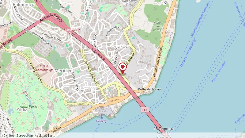 Symbola Bosphorus Hotel konumunu gösteren harita