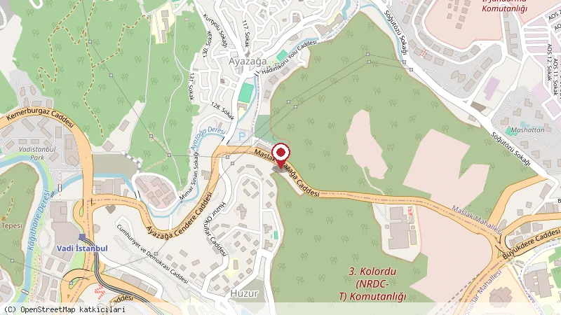 Tarihi Bilice Börekçisi konumunu gösteren harita