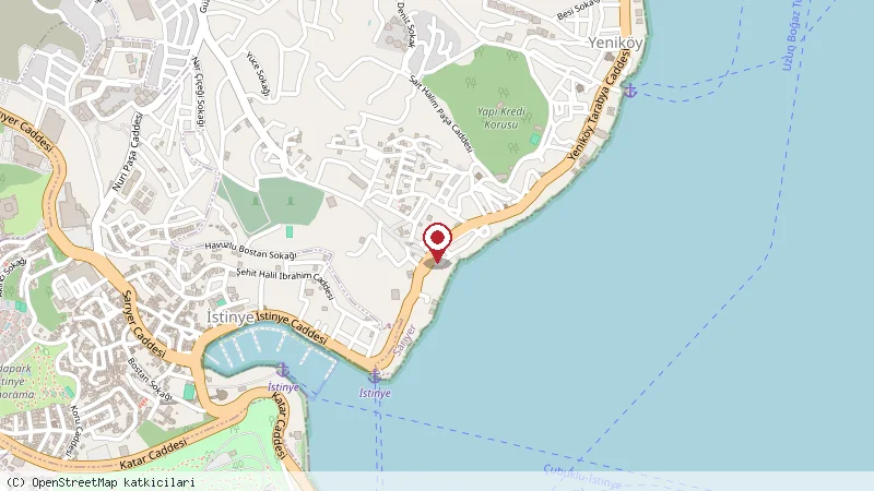 Vagabondo's Pizzeria konumunu gösteren harita