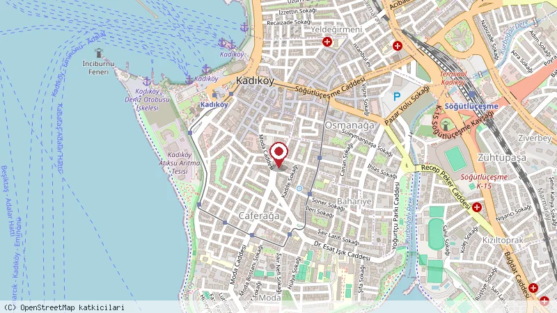 Zurich konumunu gösteren harita